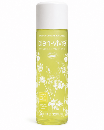 Bien-vivre eau de cologne naturelle vivifiante 950 ml eau parfumée fraîche naturelle