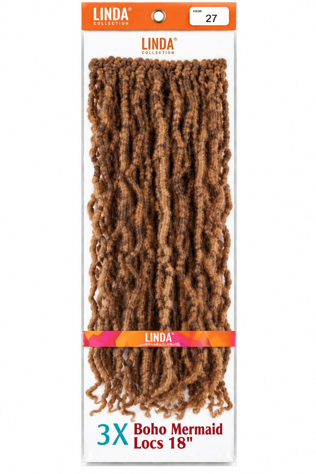 Suprême Hair Linda Collection 3X Boho Mermaid Locs Crochet Braid 18 pouces
