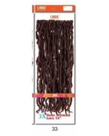Cheveux supreme – boho mermaid locs crochet linda 18″