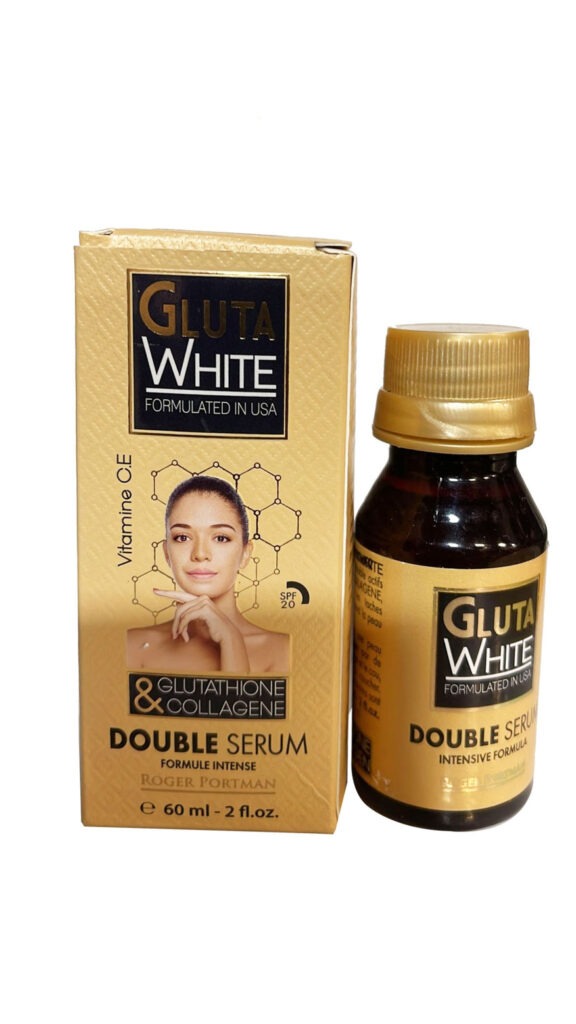 glutathione white serum Gluta - Double sérum corporel 60 ml 2-pack-subscription Size - 150g:Pack of 2 Bac Water