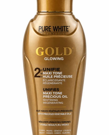 Pure White Gold Huile Hydratante Régénérante 100 ml soin corporel nourrissant et hydratant.