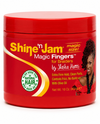 Ampro Shine ’N Jam Magic Fingers 454 g gel coiffant pour tresses et locks