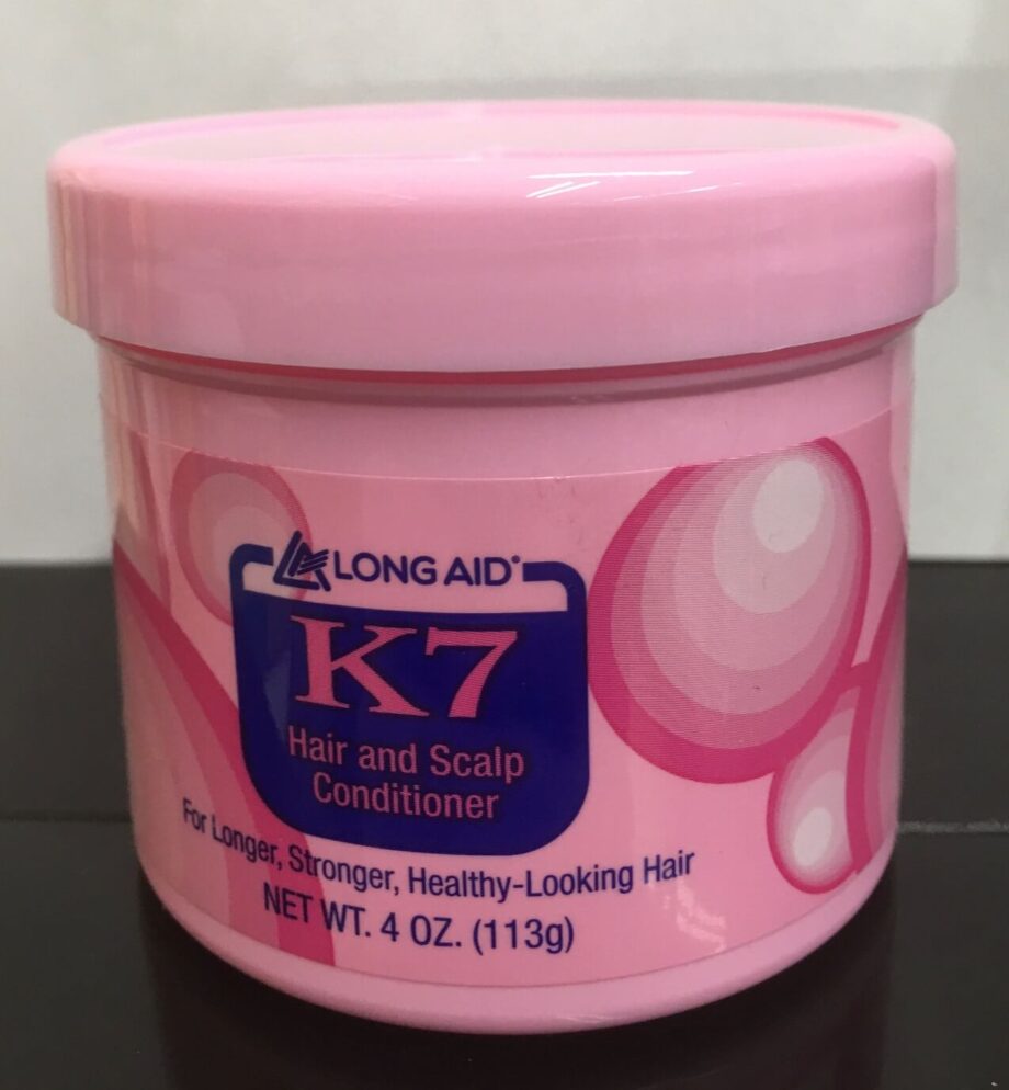LONG AID (LA) - K7 HAIR AND SCALP CONDITIONER, FOR LONGER, STRONGER, HEALTHY-LOOKING HAIR, 113 G/4 OZ