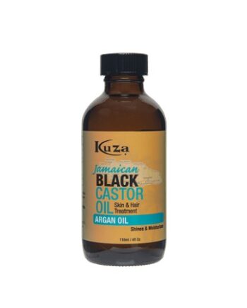 HUILE DE RICIN NOIR JAMAÏCAINE BLACK CASTOR OIL ARGAN OIL, 4 FL.OZ / 118 ML KUZA NATURALS