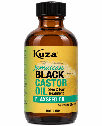 Kuza - Black castor oil flaxseed oil 4 fl.oz