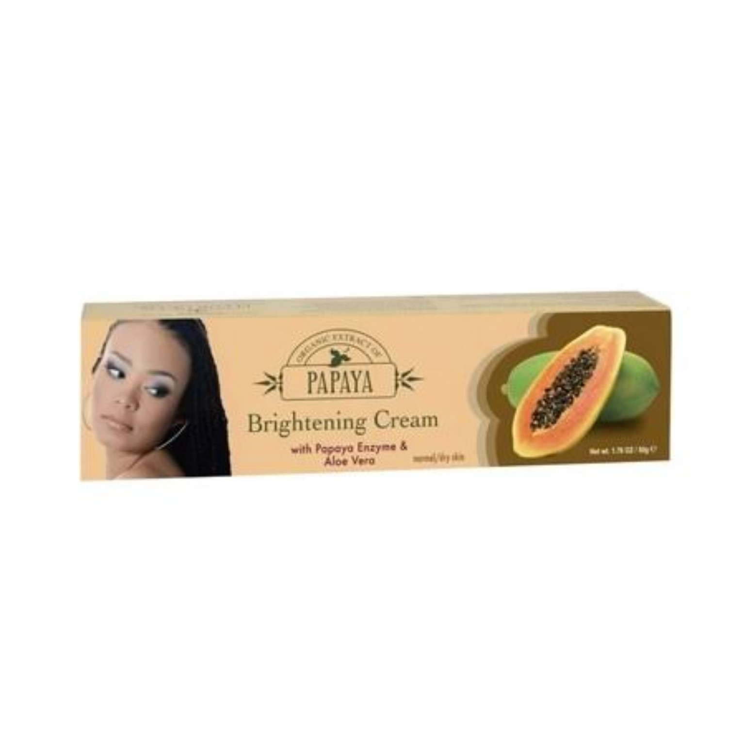 Papaya Radiant Cream with Papaya and Aloe Vera, 50-gram tube