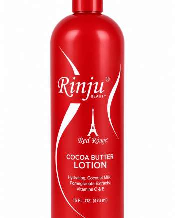 Rinju red lotion au beurre de cacao 473 ml soin corporel.