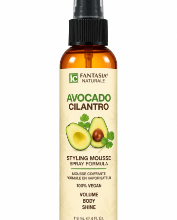 Fantasia IC Mousse à l’Avocat et à la Coriandre 178 ml mousse coiffante pour volume, définition et brillance.