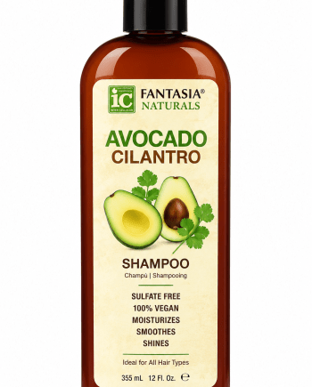 Fantasia IC Shampooing à l’Avocat et à la Coriandre 355 ml shampooing pour cheveux secs et difficiles à coiffer.
