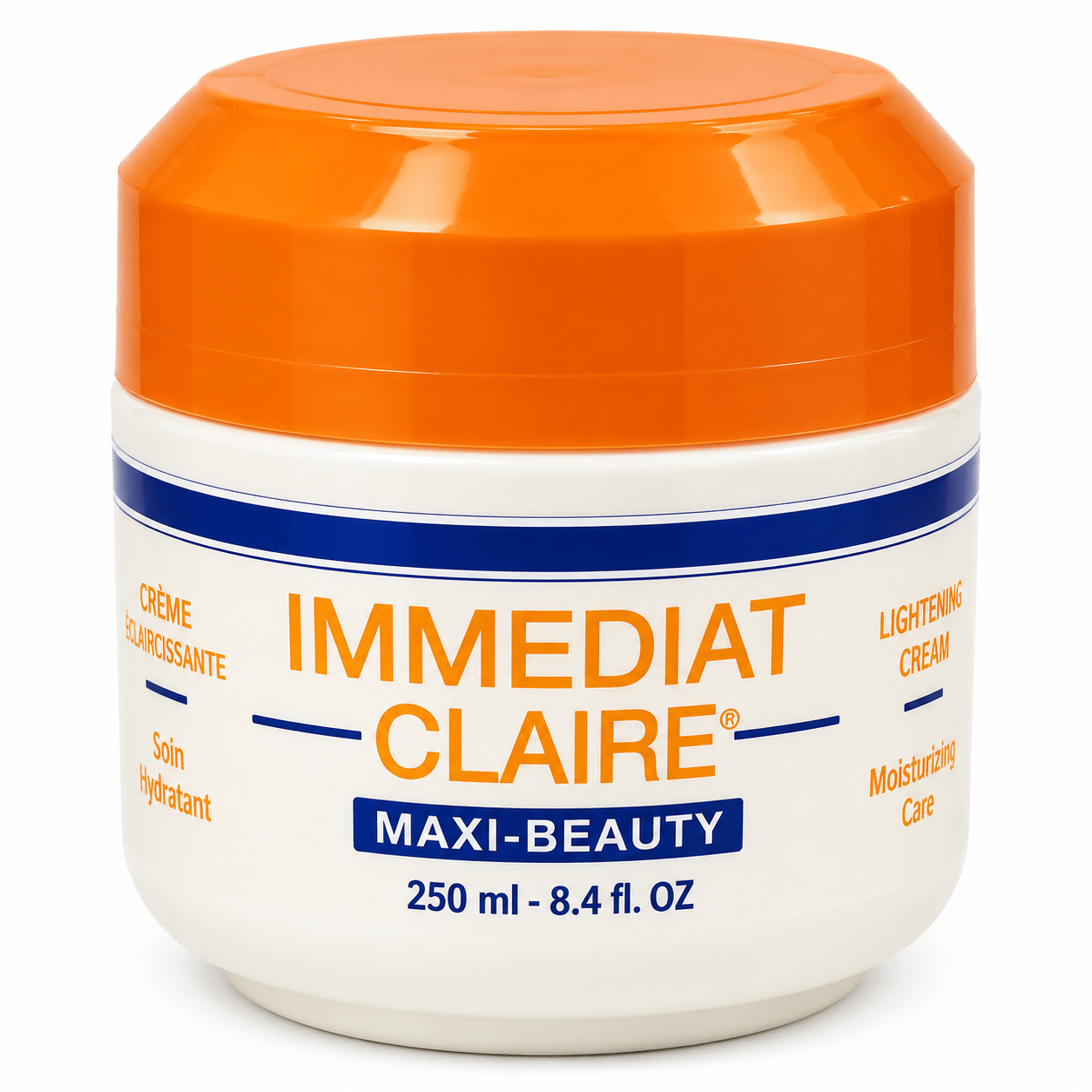Immediat Claire Cream 435 ml: a moisturizing and skin-evening body care product.