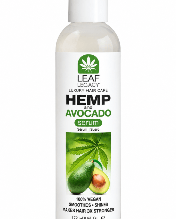Leaf Legacy Sérum au Chanvre et à l’Avocat 178 ml sérum capillaire pour nourrir, lisser et discipliner les cheveux.