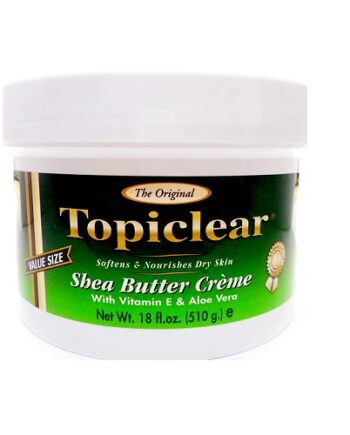 Topiclear - crème corporelle beurre de karité avec vitamin E & aloe vera, 510 G