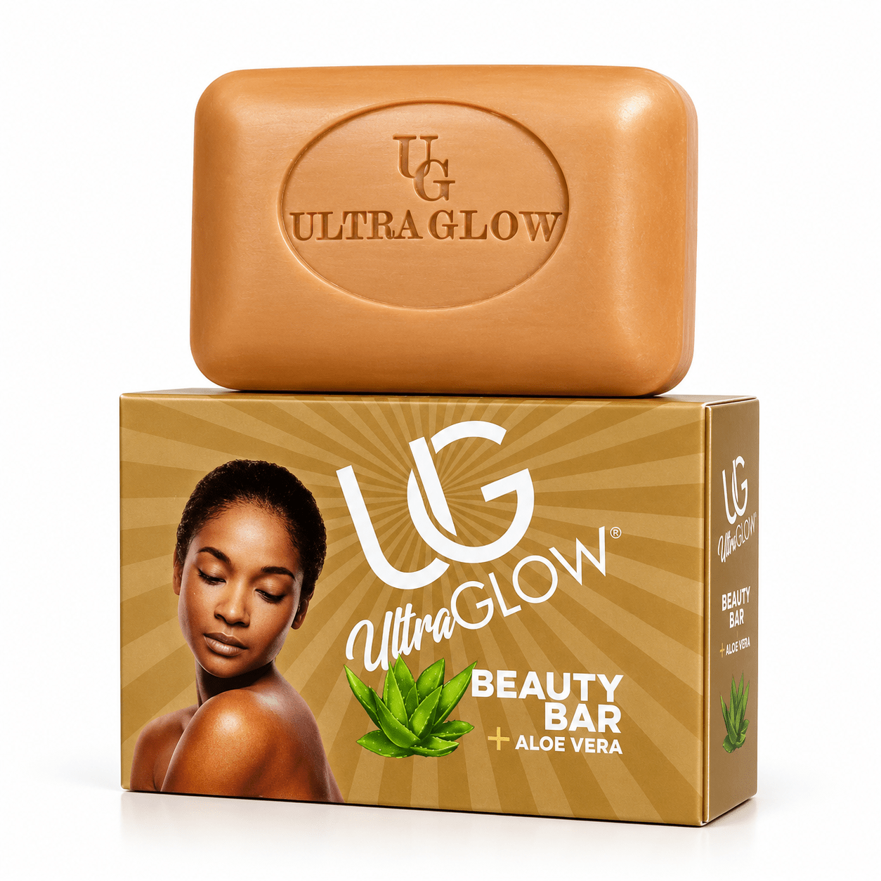 Ultra glow - savonnette de beauté à base d'aloe véra, 99.2 g