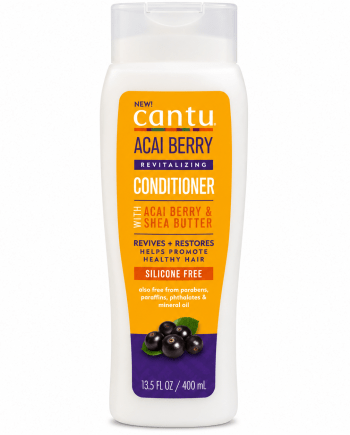 Cantu Acai Berry Revitalizing Conditioner 400 ml après-shampoing revitalisant à l’açaï