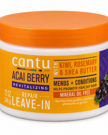 Cantu Acai Berry Revitalizing Repair Leave-In 12 oz soin sans rinçage à l’açaï
