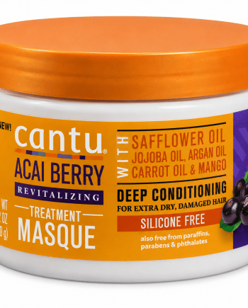 Cantu Treatment Masque with Safflower Oil 12 oz masque capillaire nourrissant à l’huile de carthame