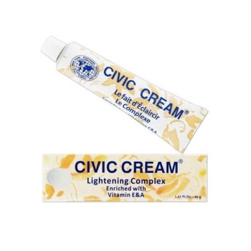 Civic - crème le fait d'éclaircir le complexe enrichi avec Vitamine E & A, 1.41 fl.oz / 40 g