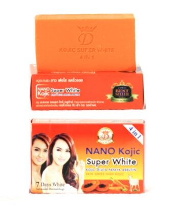 Kojic - savon 4in1 nano super white gluta papaya arbutin soap, 160 g