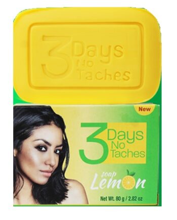 3 Days no taches - savon citron, lemon soap, 80g