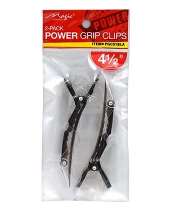 Magic - paq. of 2 power grip clips 4 1/2", PGC01BLA
