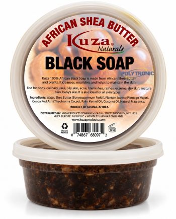 Kuza African Shea Butter Black Soap 227 g