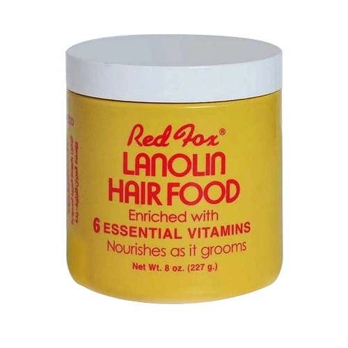 Red Fox - lanolin hair food enriched with 6 essential vitamins, 8 oz
