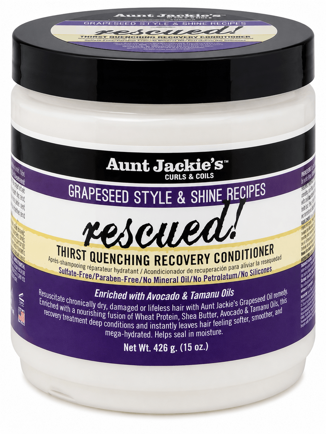Aunt jackie's - Rescued thirst quenching recovery conditioner 15oz