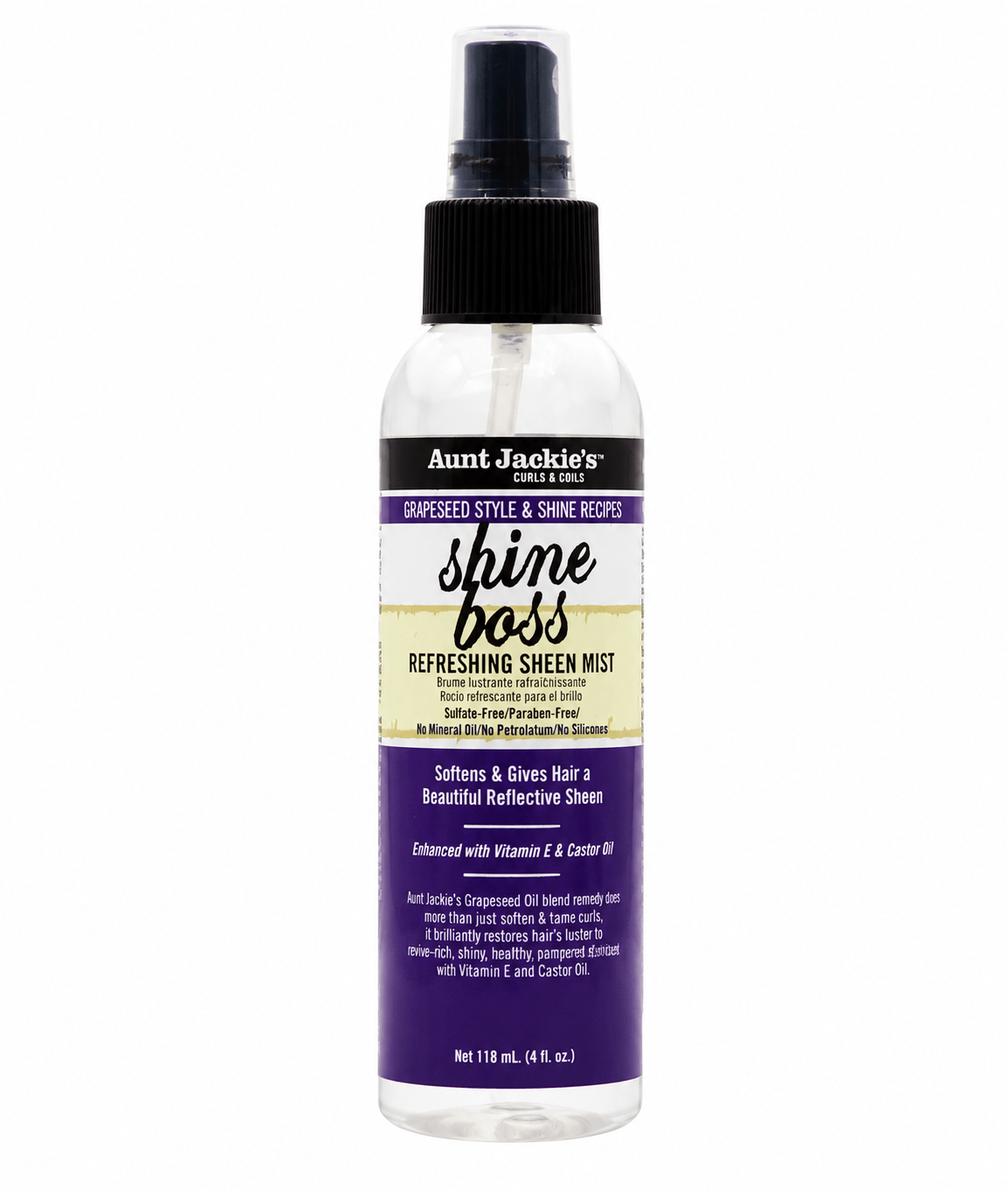 Aunt Jackie's - Shine boss Refreshing sheen mist 118ml