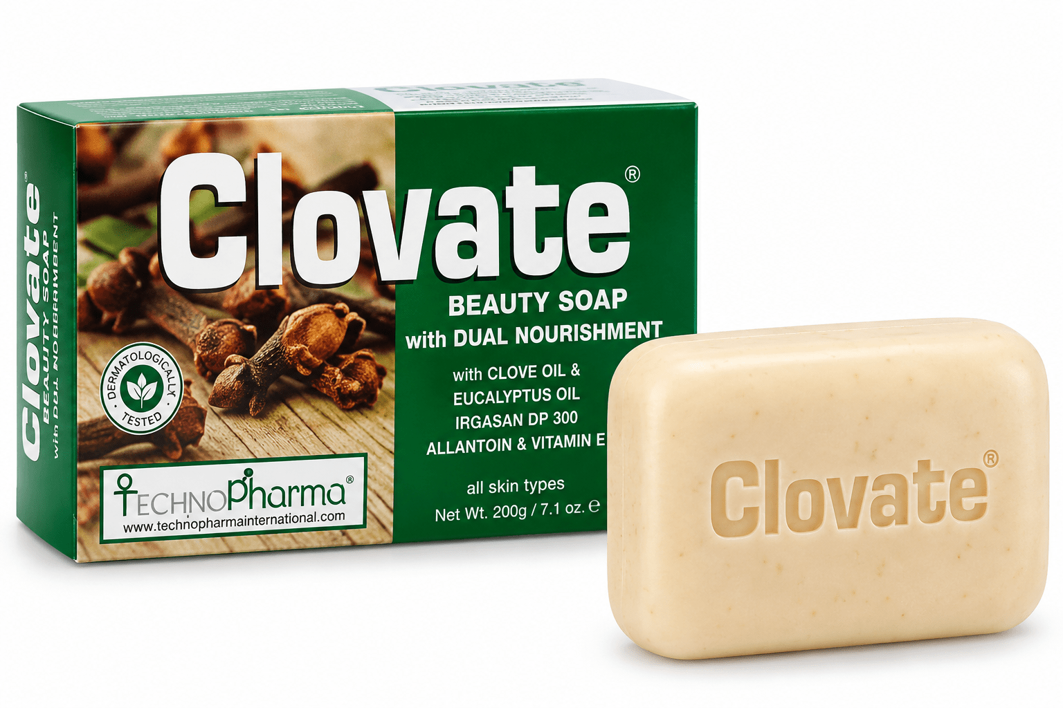 Clovate savon de beauté double nutrition 200 g