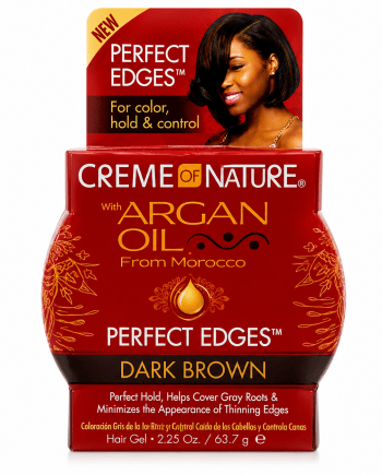 Creme of Nature Argan Oil Perfect Edges Dark Brown 2.25 oz