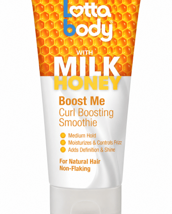 LottaBody Milk & Honey Boost Me Curl Boosting Smoothie 151 ml pour définir et hydrater les boucles.