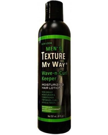 Texture my way men's - wave-n-curl keeper moisturizing hair lotion, 237 ml