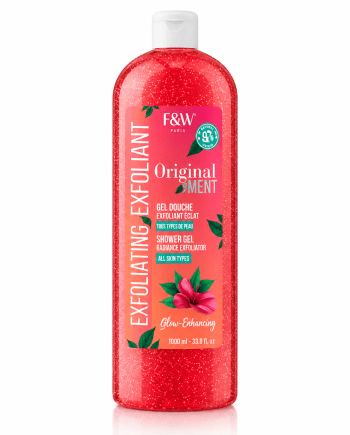 F&W Paris - original piment doux gel douche booster d'éclat, 940 ml