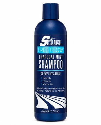 Luster's Scurl Free Flow Charcoal Mint Shampoo 12 oz