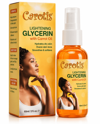 Carotis glycérine à base d’huile de carotte 60 ml glycérine corporelle éclat