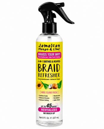 Jamaican Mango & Lime 6-in-1 Soothes & Revives Braid Refresher 237 ml.