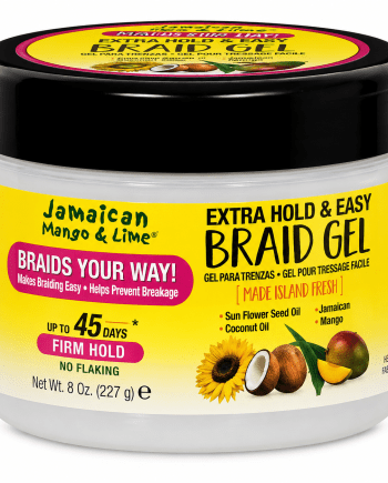 Jamaican Mango &amp; Lime Extra Hold Easy Braid Gel, 227 g.
