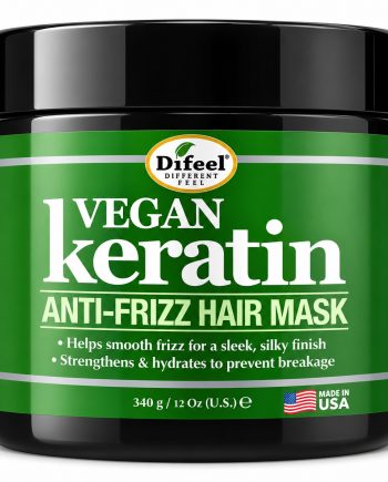 Difeel Vegan Keratin Anti-Frizz Hair Mask 340 g