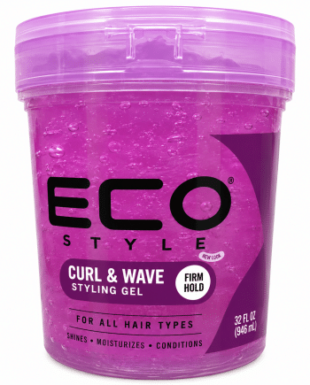 Eco Style Curl &amp; Wave Styling Gel 946 ml gel coiffant pour cheveux bouclés et ondulés.