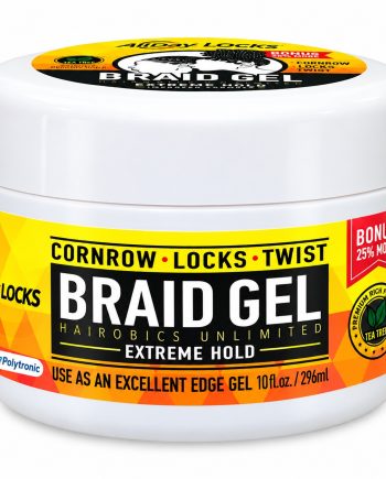 AllDay Locks Braid Gel Extreme Hold 10 oz