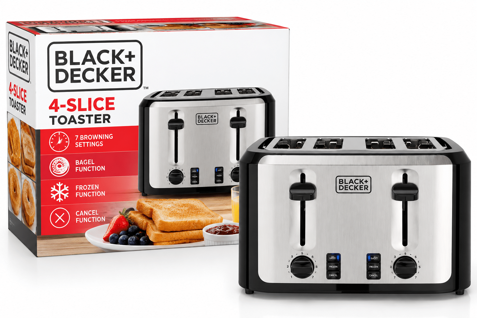 Black & Decker 4-Slice Toaster