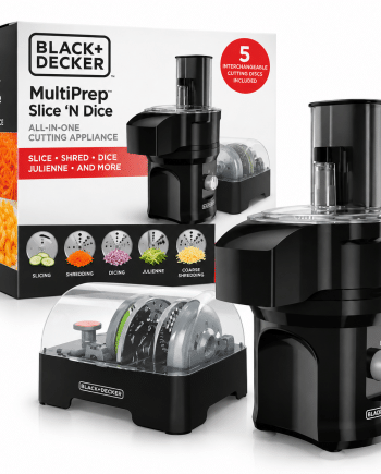 Black &amp; Decker MultiPrep Slice ‘N Dice Appareil de découpe tout-en-un 150 W