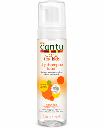 Cantu for Kids Dry Shampoo Foam 5.8 oz mousse shampoing sec sans rinçage pour enfants