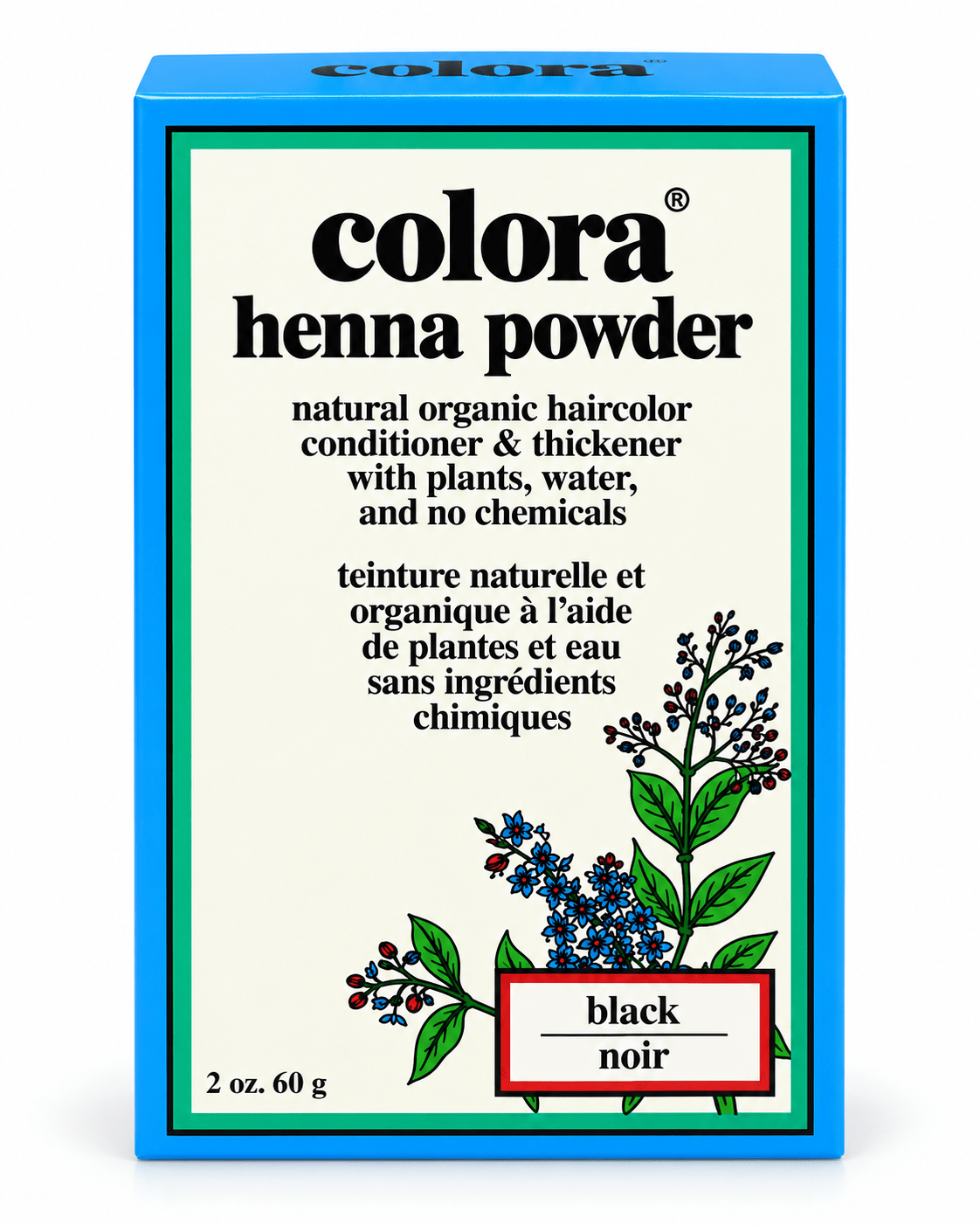 Colora Henna Powder Black 60 g