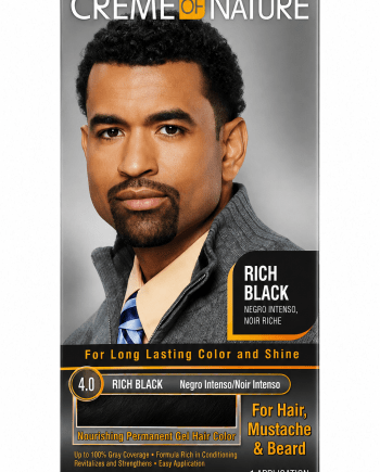 Creme of Nature Nourishing Permanent Gel Hair Color Rich Black 4.0
