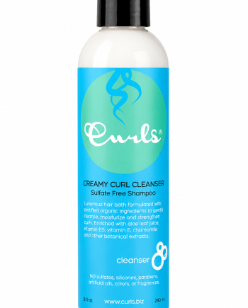Curls Creamy Curl Cleanser Sulfate free Shampoo 8 oz