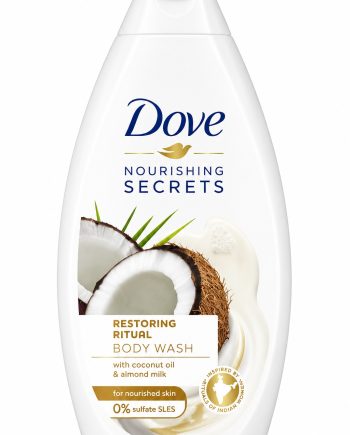 Dove Restoring Ritual Coconut Oil & Almond Milk Body Wash, 500 ml