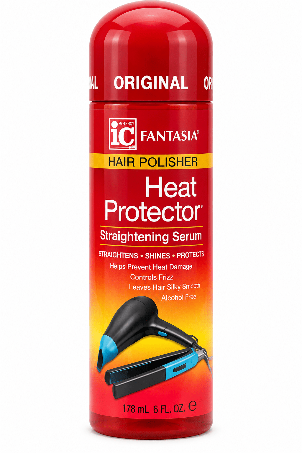 Fantasia IC Heat Protector Straightening Serum 6 oz