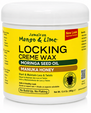Jamaican Mango &amp; Lime Locking Crème Wax with Moringa Seed Oil, 13.4 oz.