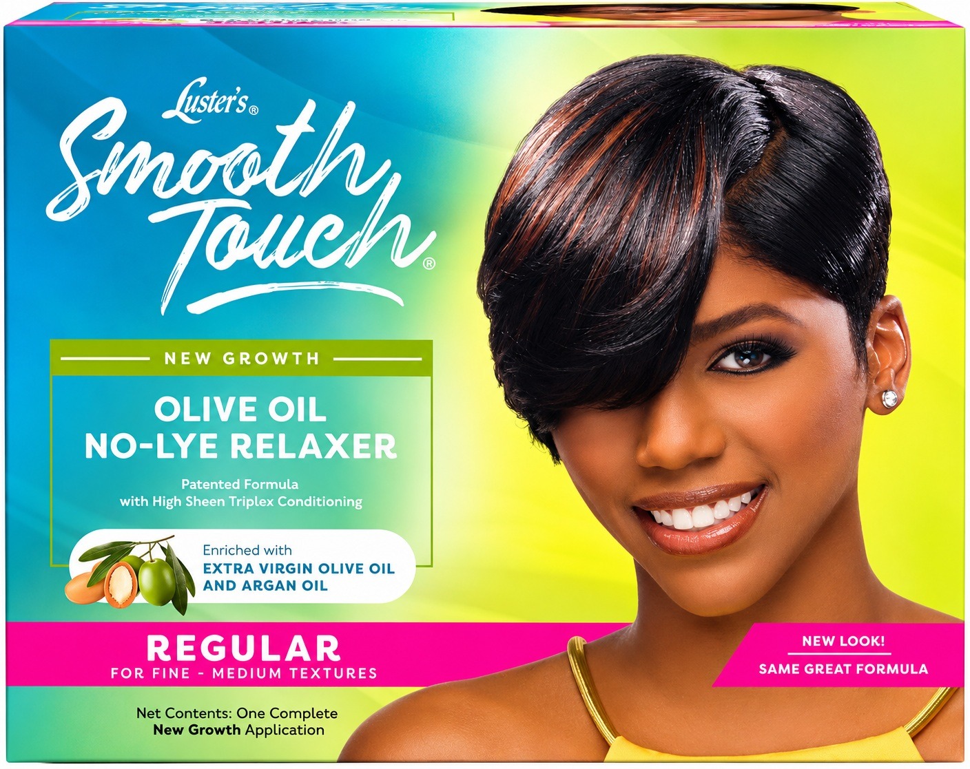 Luster’s Smooth Touch Olive Oil No-Lye Relaxer Regular Kit
